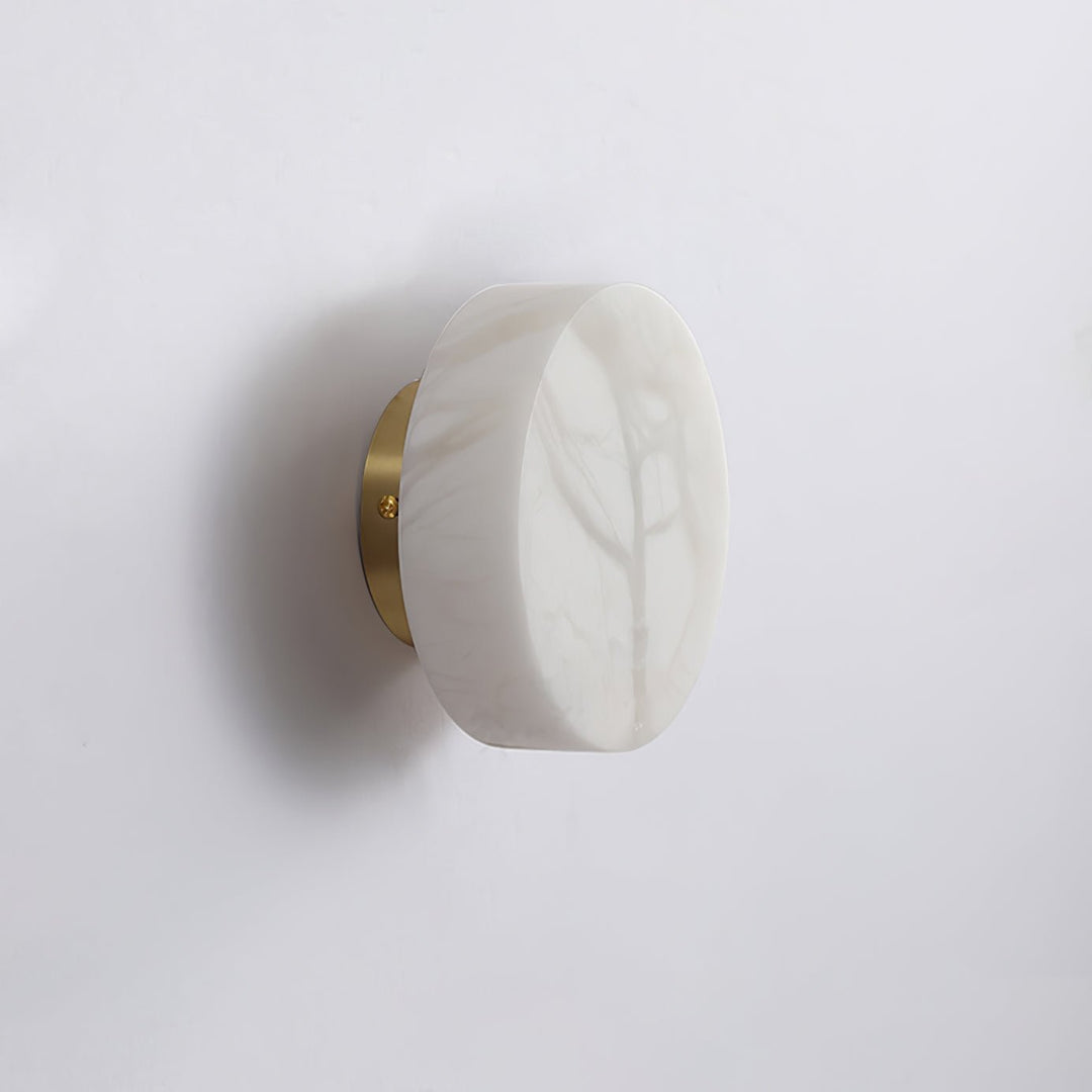 Glim Applique Murale Moderne Minimaliste En Laiton Et Albâtre - Neutralighting