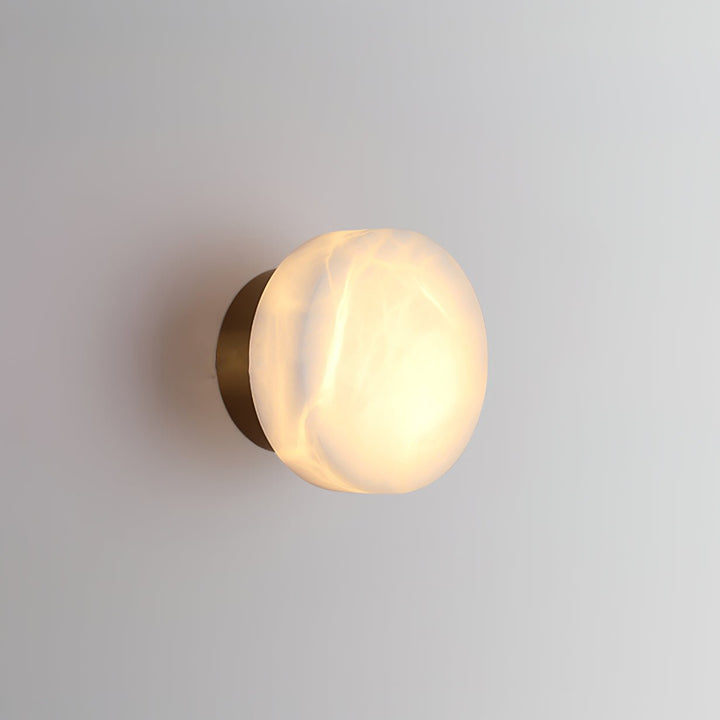 Glim Applique Murale Moderne Minimaliste En Laiton Et Albâtre - Neutralighting