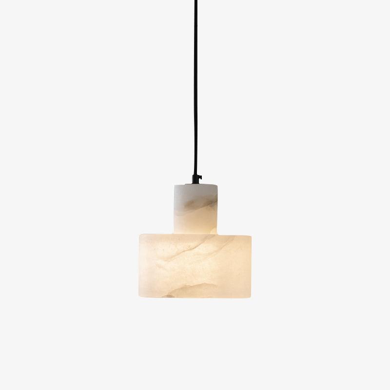 Alabaster Suspension Double Cylindrique - Neutralighting