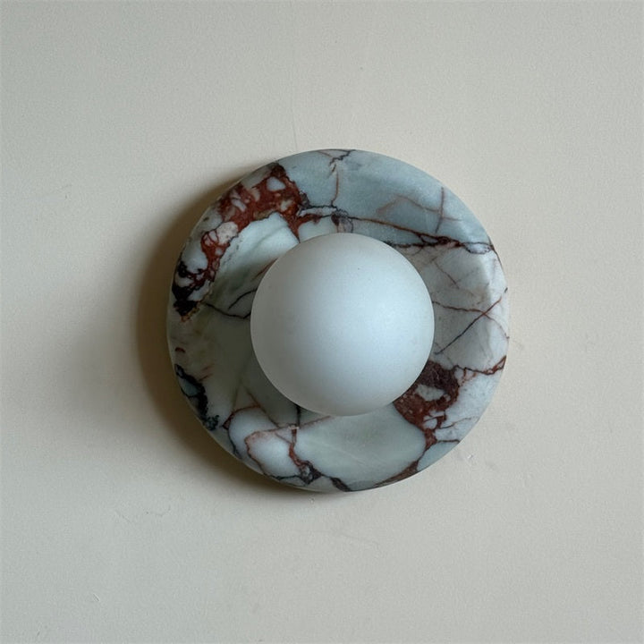 Vomire Applique Murale en Marbre Rouge Nordique Premium - Neutralighting