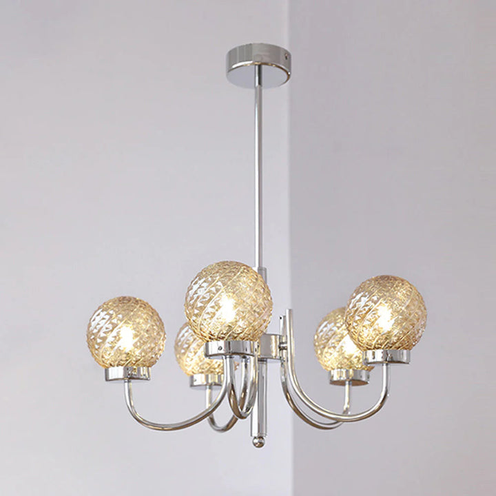 Valentina LED Suspension Métal Verre Cuisine Chambre à Coucher - Neutralighting