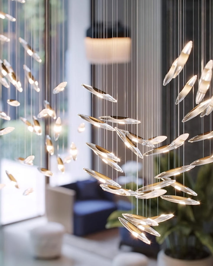 Armira Chandelier en Verre de Luxe - Neutralighting