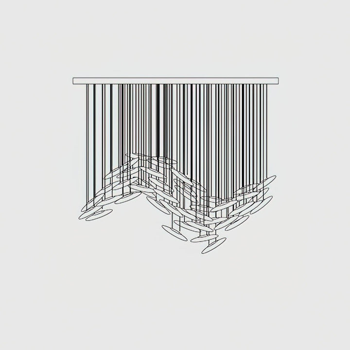 Armira Chandelier en Verre de Luxe - Neutralighting