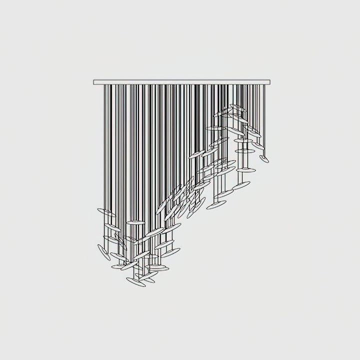 Armira Chandelier en Verre de Luxe - Neutralighting