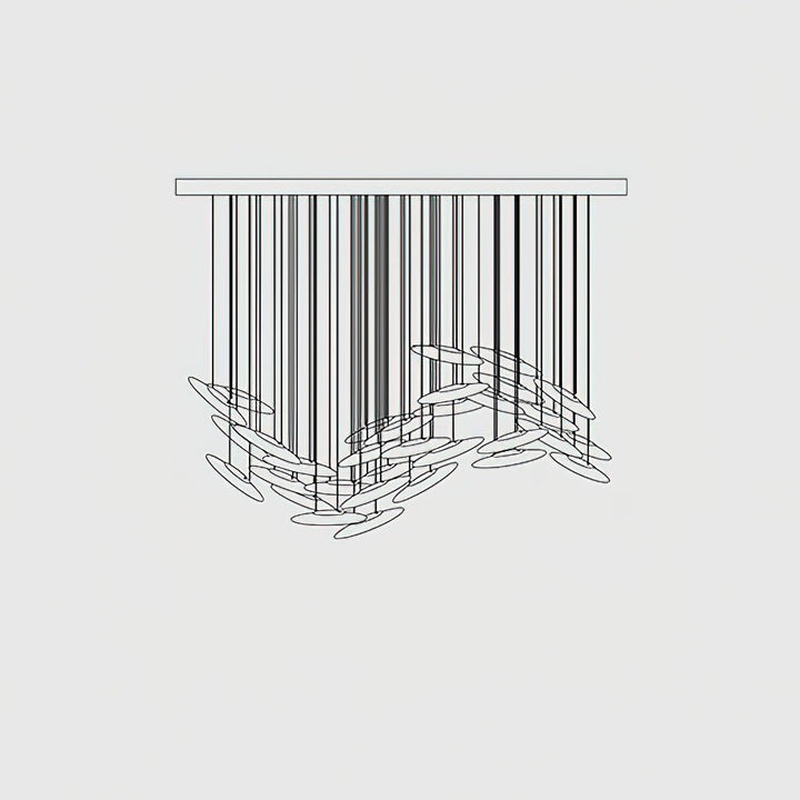 Armira Chandelier en Verre de Luxe - Neutralighting
