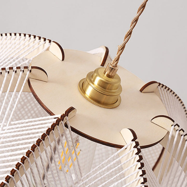 Ritta Rétro Rond LED Suspension Corde Salle à Manger Salon - Neutralighting