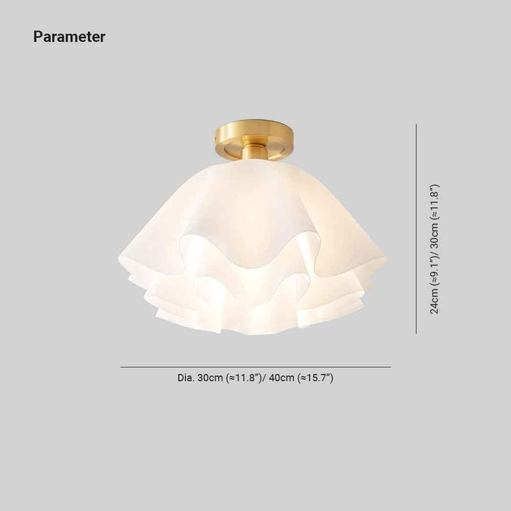 Plafonnier Menro Acrylique LED