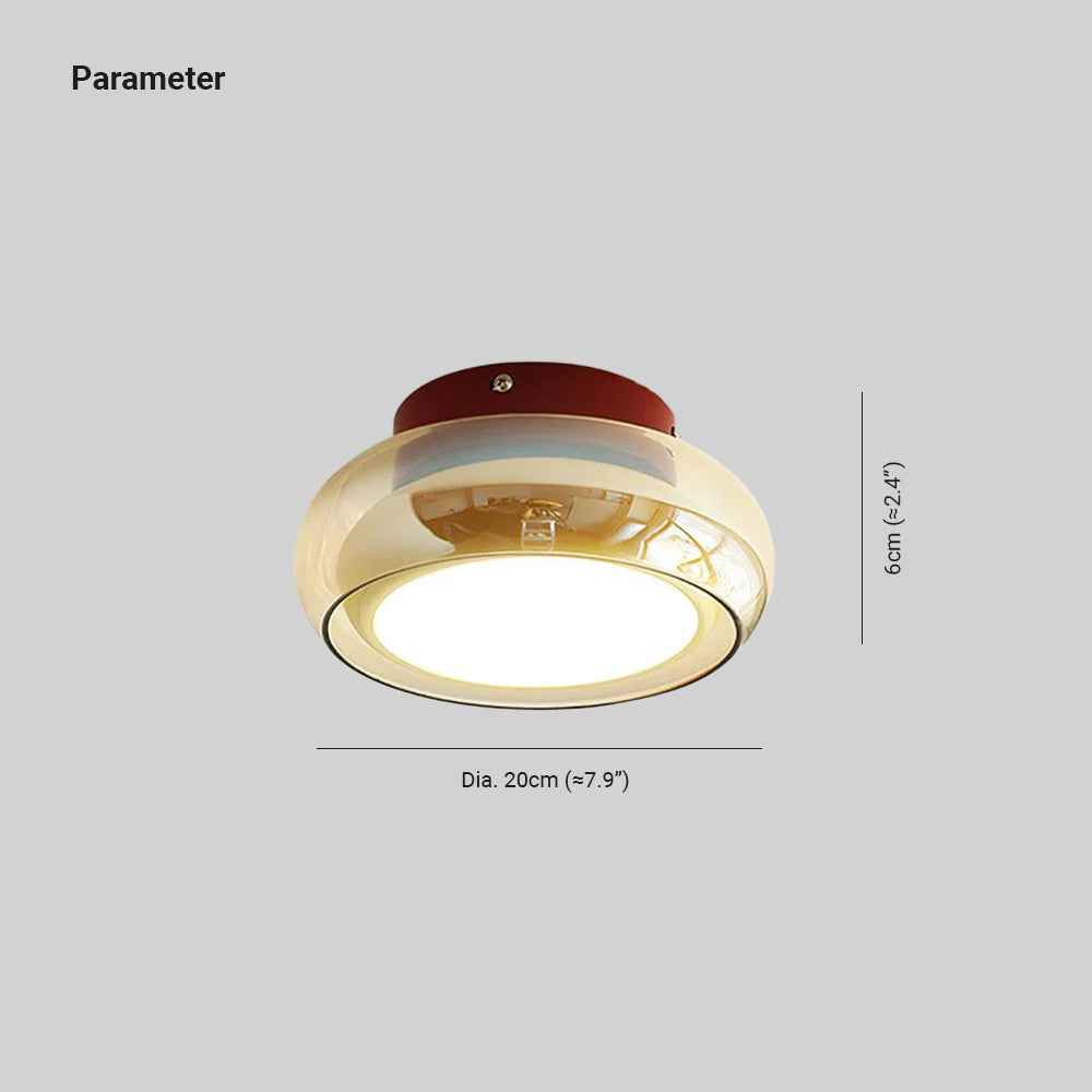 Plafonnier June Verre LED