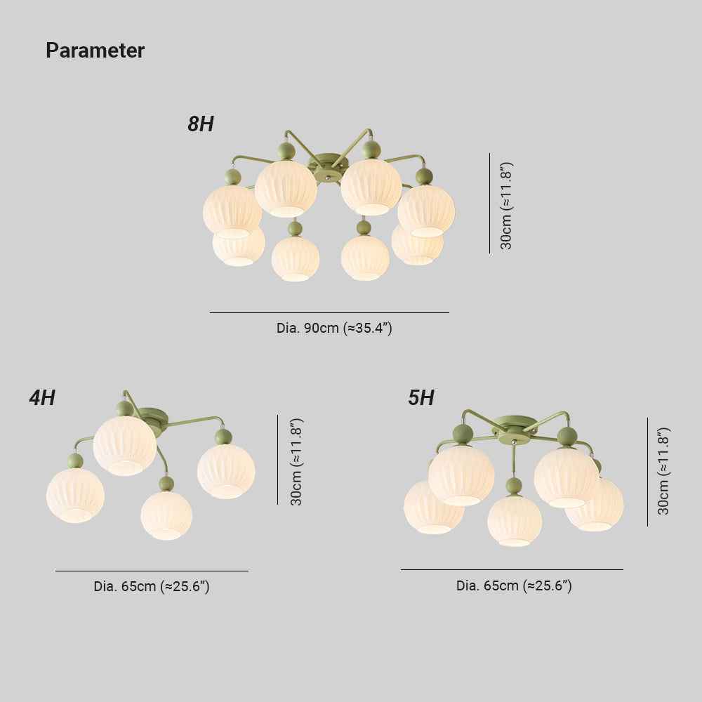 Plafonnier Tulip Verre LED