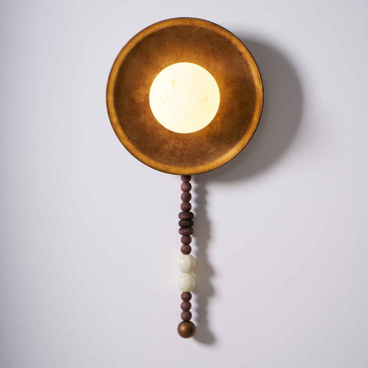 Lampe Olive en Verre – Design Contemporain