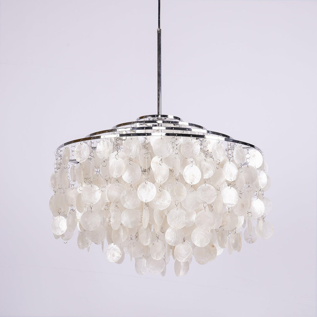 Lustra Suspension Lampe Anneau Rond en Coquillage - Neutralighting