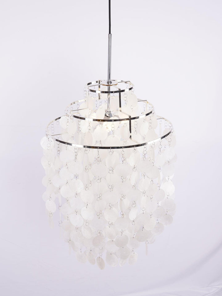 Lustra Suspension Lampe Anneau Rond en Coquillage - Neutralighting