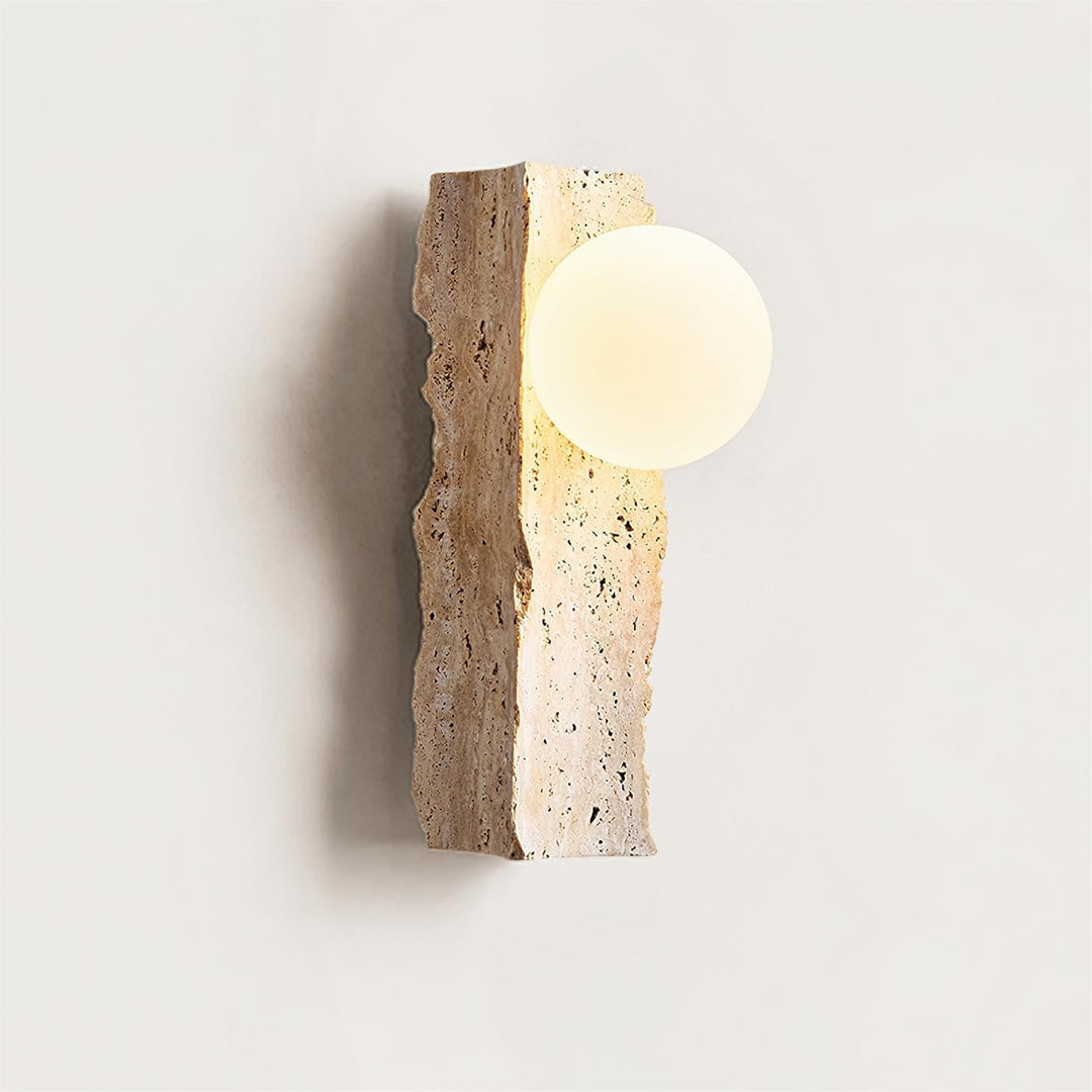 Obrio Applique Murale en Travertin - Neutralighting