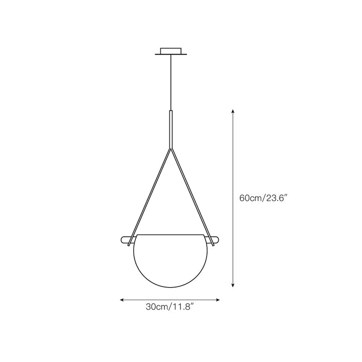 Knack Lampe à Suspension En Métal Et Verre Minimaliste Moderne - Neutralighting