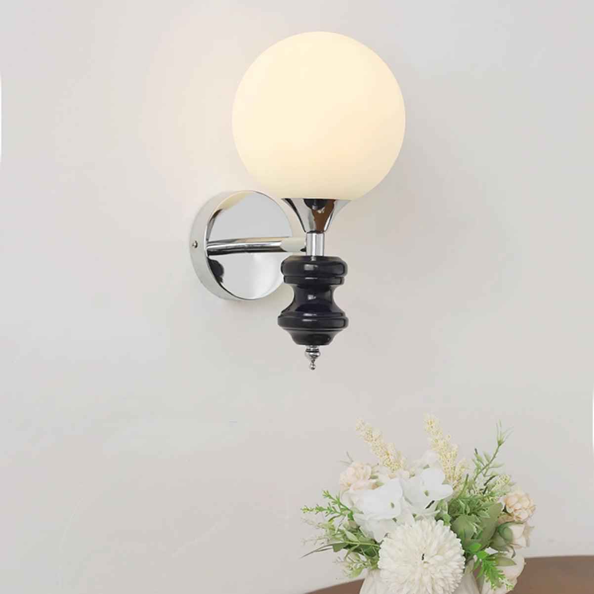 Orbisic Verre 20cm Blanc LED