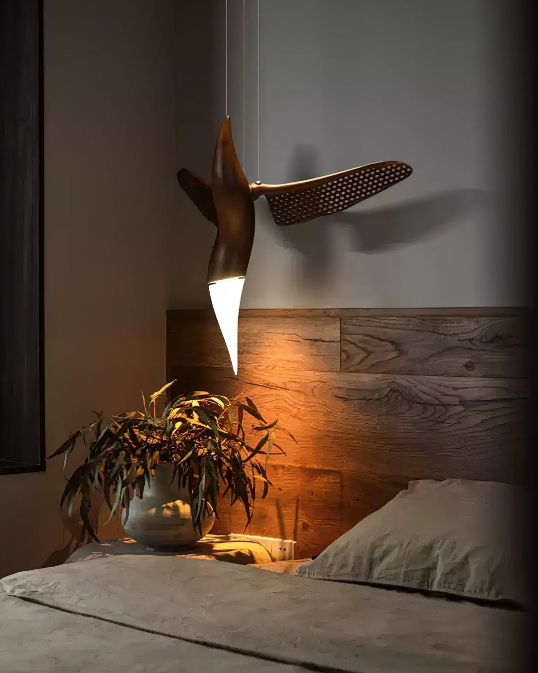 Elsilor Suspension Bois Inspirée des Oiseaux - Neutralighting