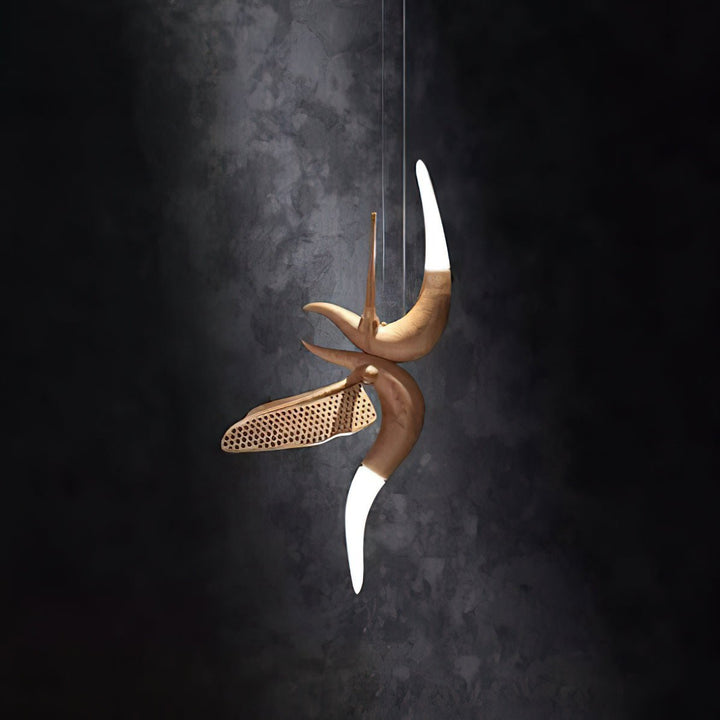 Elsilor Suspension Bois Inspirée des Oiseaux - Neutralighting