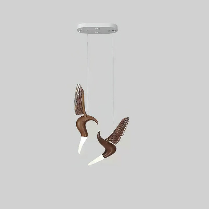 Elsilor Suspension Bois Inspirée des Oiseaux - Neutralighting