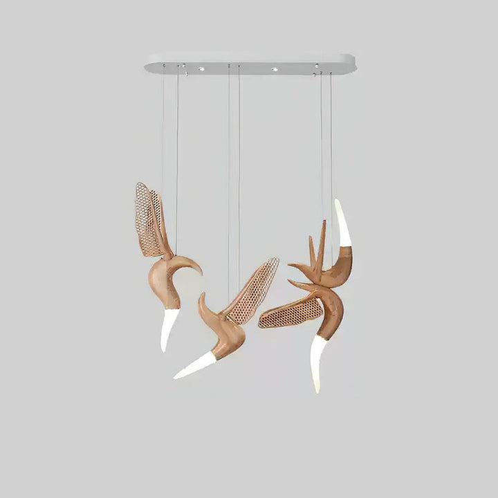 Elsilor Suspension Bois Inspirée des Oiseaux - Neutralighting