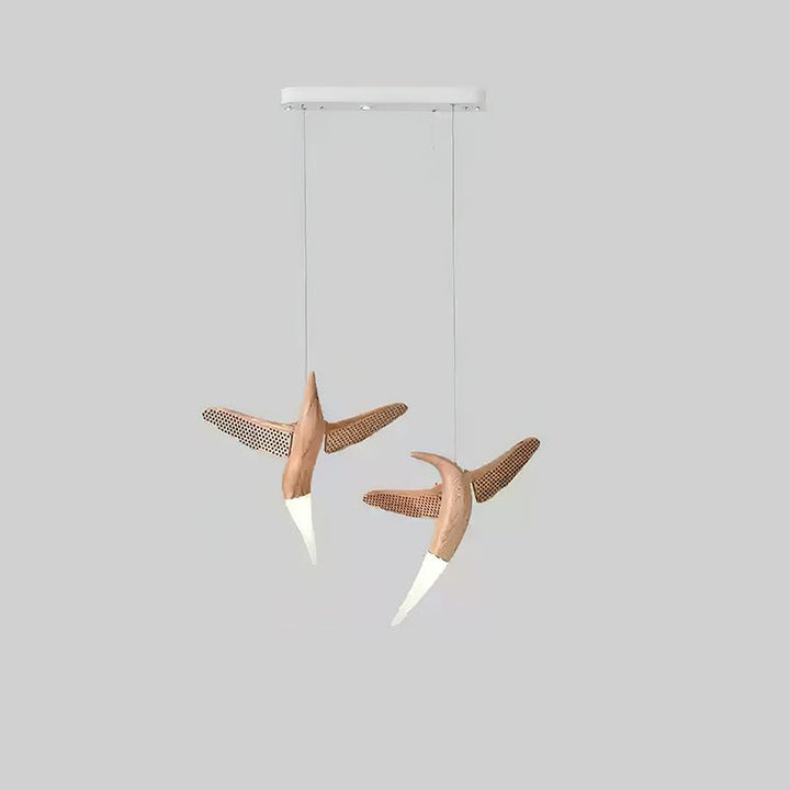 Elsilor Suspension Bois Inspirée des Oiseaux - Neutralighting