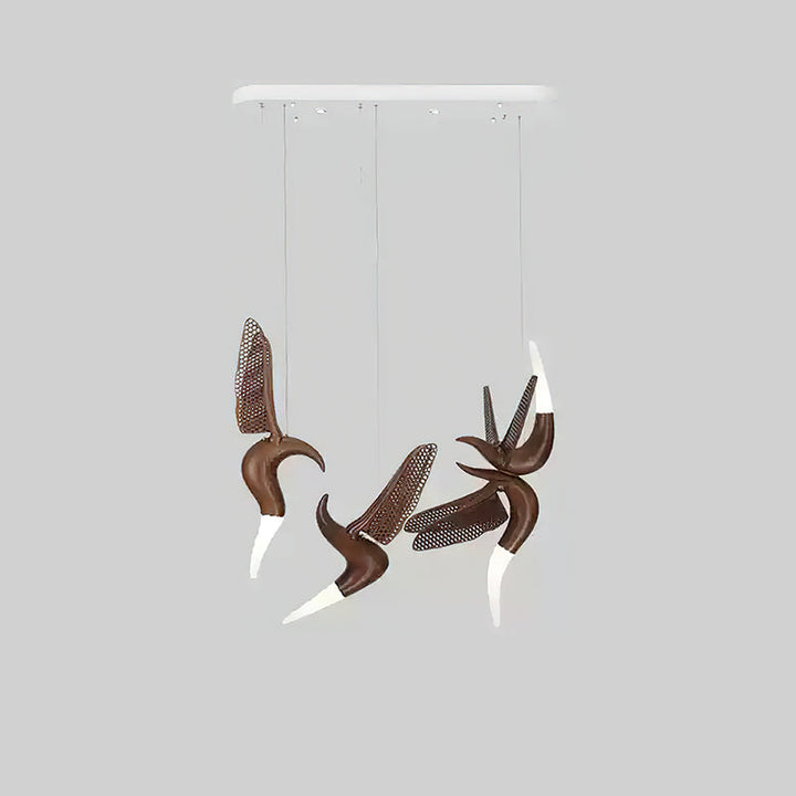 Elsilor Suspension Bois Inspirée des Oiseaux - Neutralighting