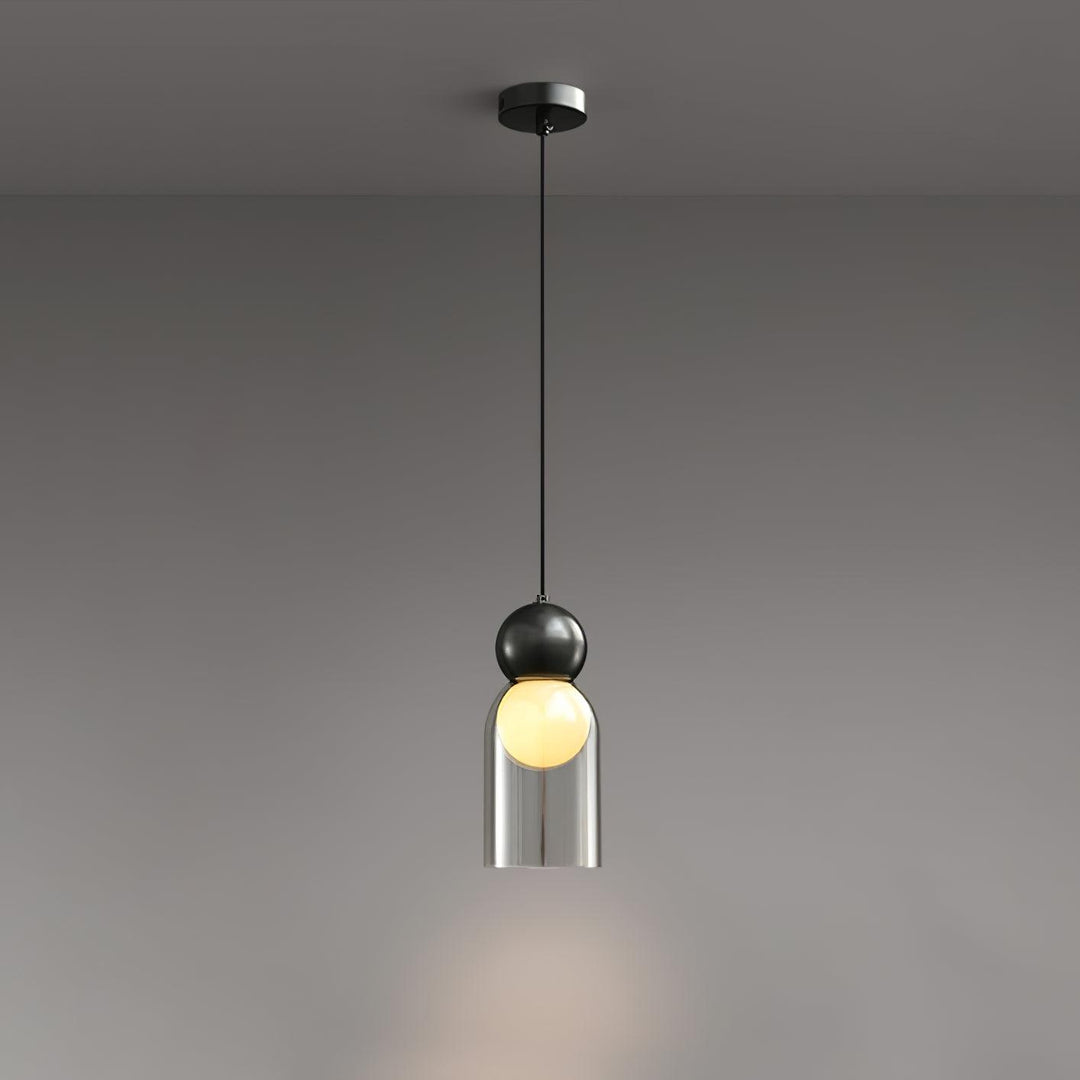 Solara Suspension en Laiton Verre Nordique Géométrique - Neutralighting