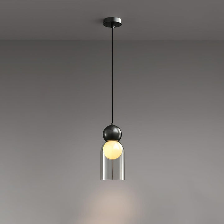 Solara Suspension en Laiton Verre Nordique Géométrique - Neutralighting