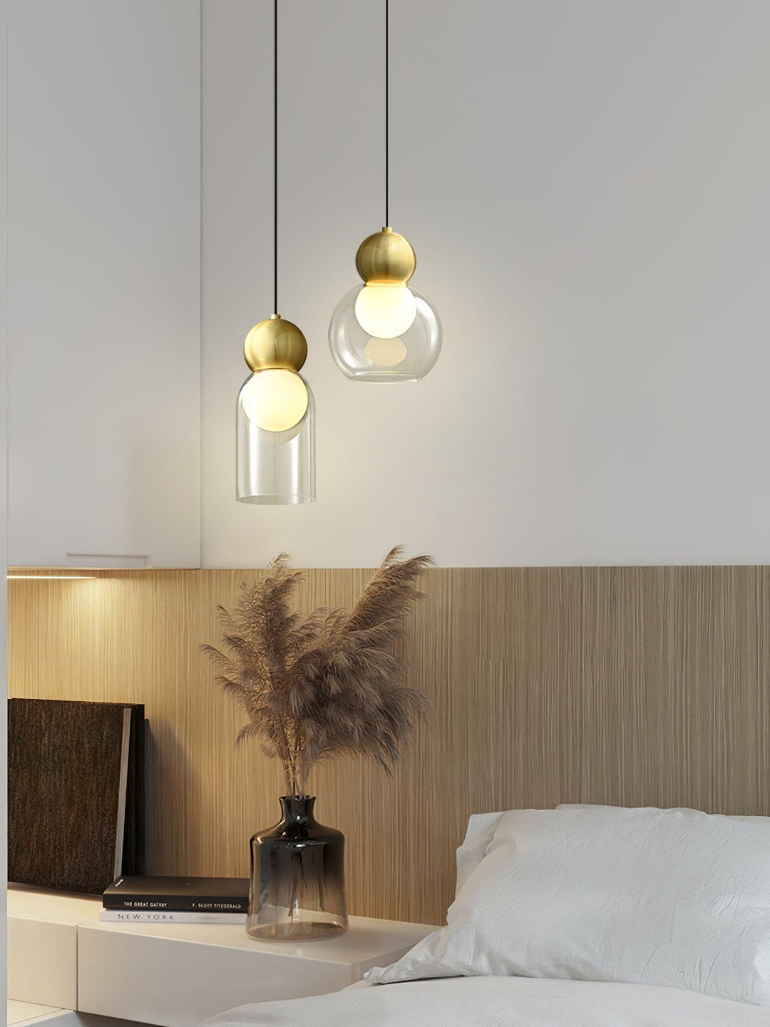 Solara Suspension en Laiton Verre Nordique Géométrique - Neutralighting
