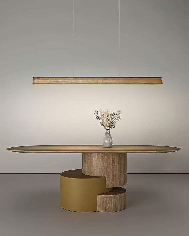 Lustra Suspension Lampe Poutre en Bois Minimaliste - Neutralighting