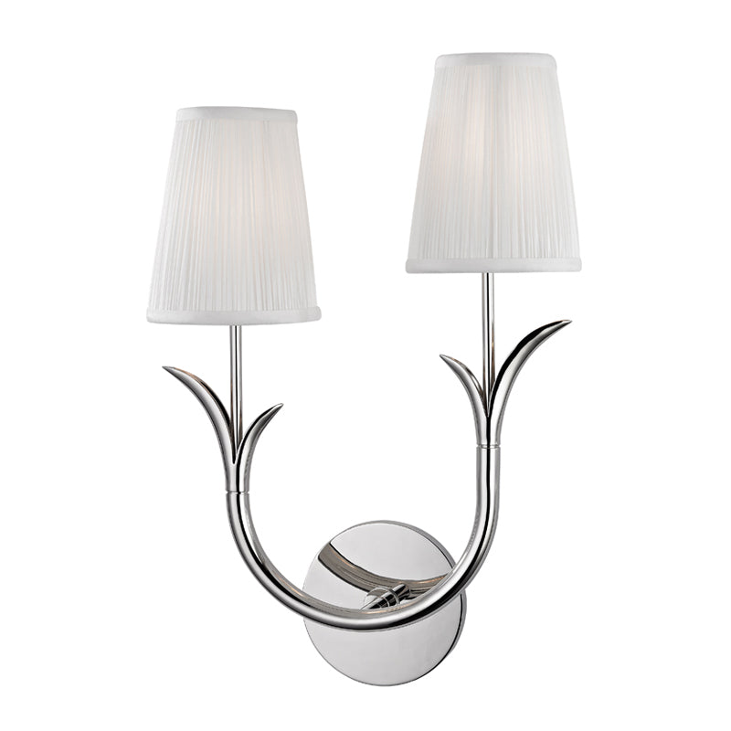 Elys Lampe Murale en Métal Laiton et Tissu Minimaliste Moderne - Neutralighting