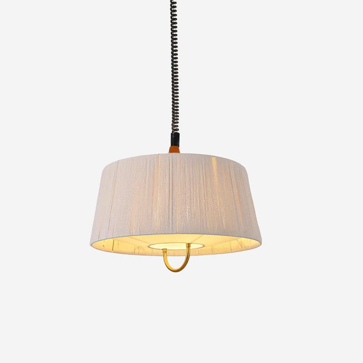 Delaney Lampe Pendante Plissée Ajustable Élégante - Neutralighting