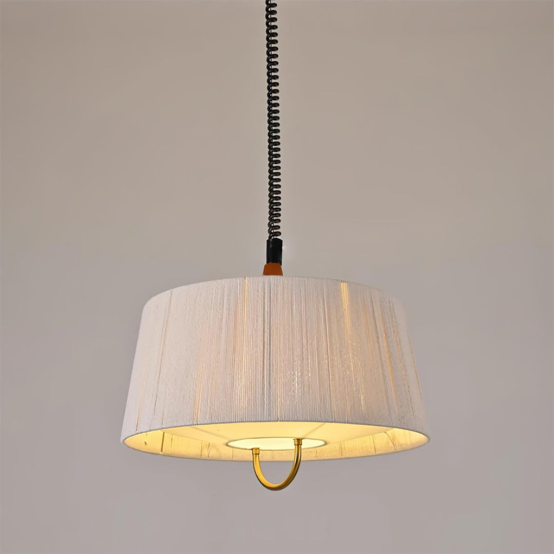 Delaney Lampe Pendante Plissée Ajustable Élégante - Neutralighting