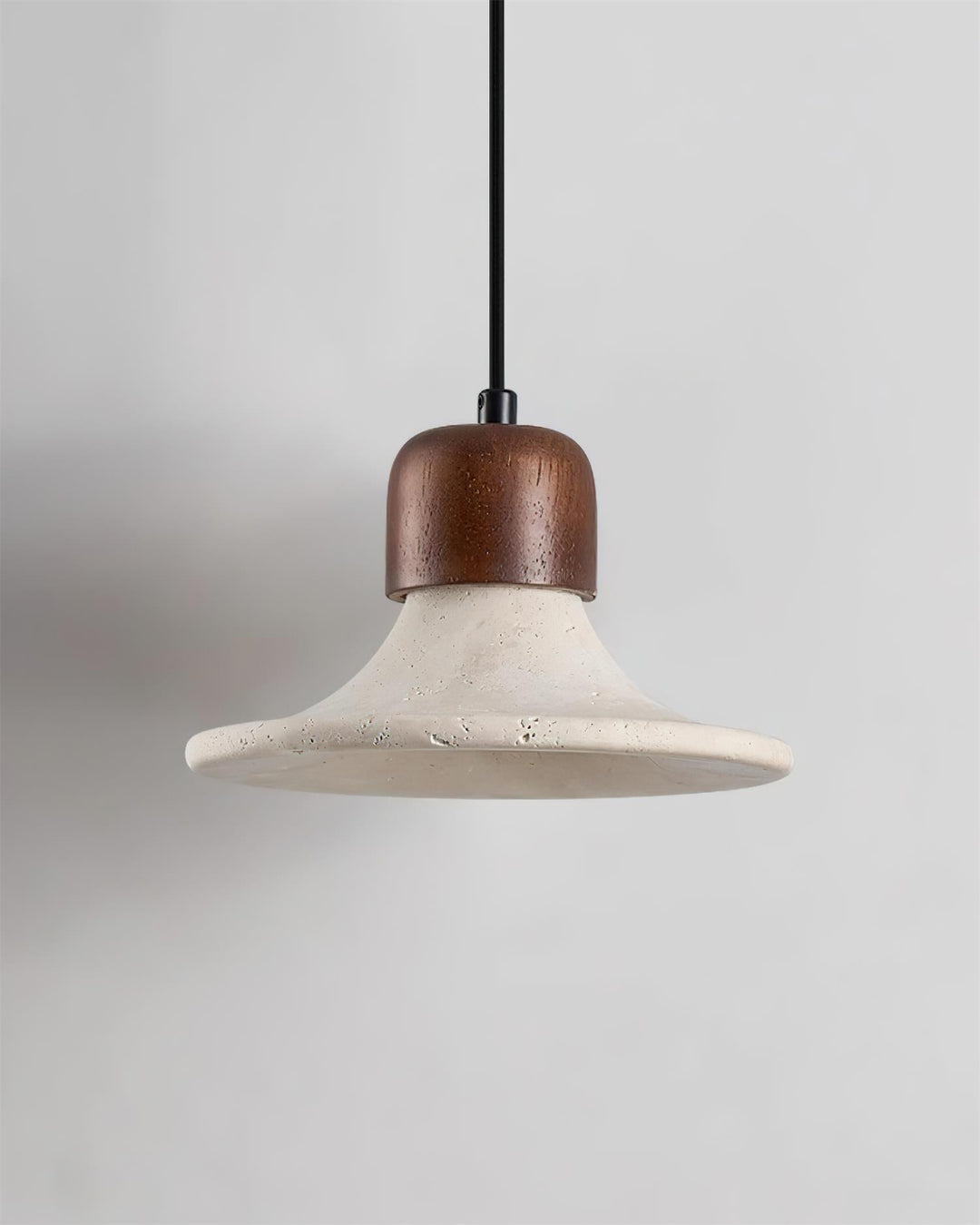 Ritta Lampe Pendante Forme Trompette Travertin - Neutralighting