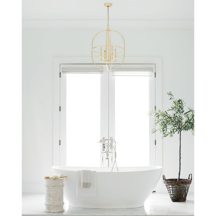 Sylph Suspension Métal Laiton Ouvert Industriel Vintage - Neutralighting
