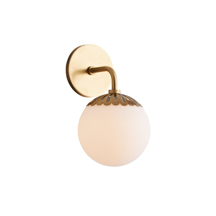 Aegis Applique Murale Globe Laiton Verre Minimaliste Moderne - Neutralighting