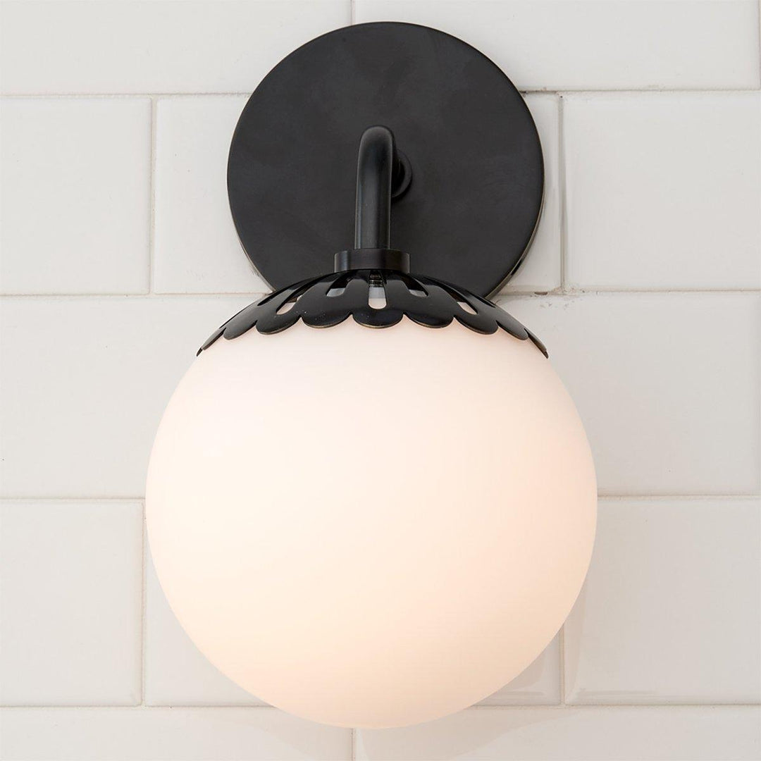 Aegis Applique Murale Globe Laiton Verre Minimaliste Moderne - Neutralighting