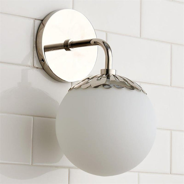 Aegis Applique Murale Globe Laiton Verre Minimaliste Moderne - Neutralighting