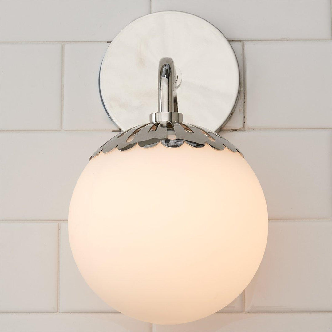 Aegis Applique Murale Globe Laiton Verre Minimaliste Moderne - Neutralighting