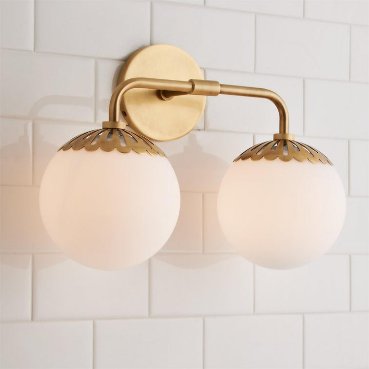 Aegis Applique Murale Globe Laiton Verre Minimaliste Moderne - Neutralighting
