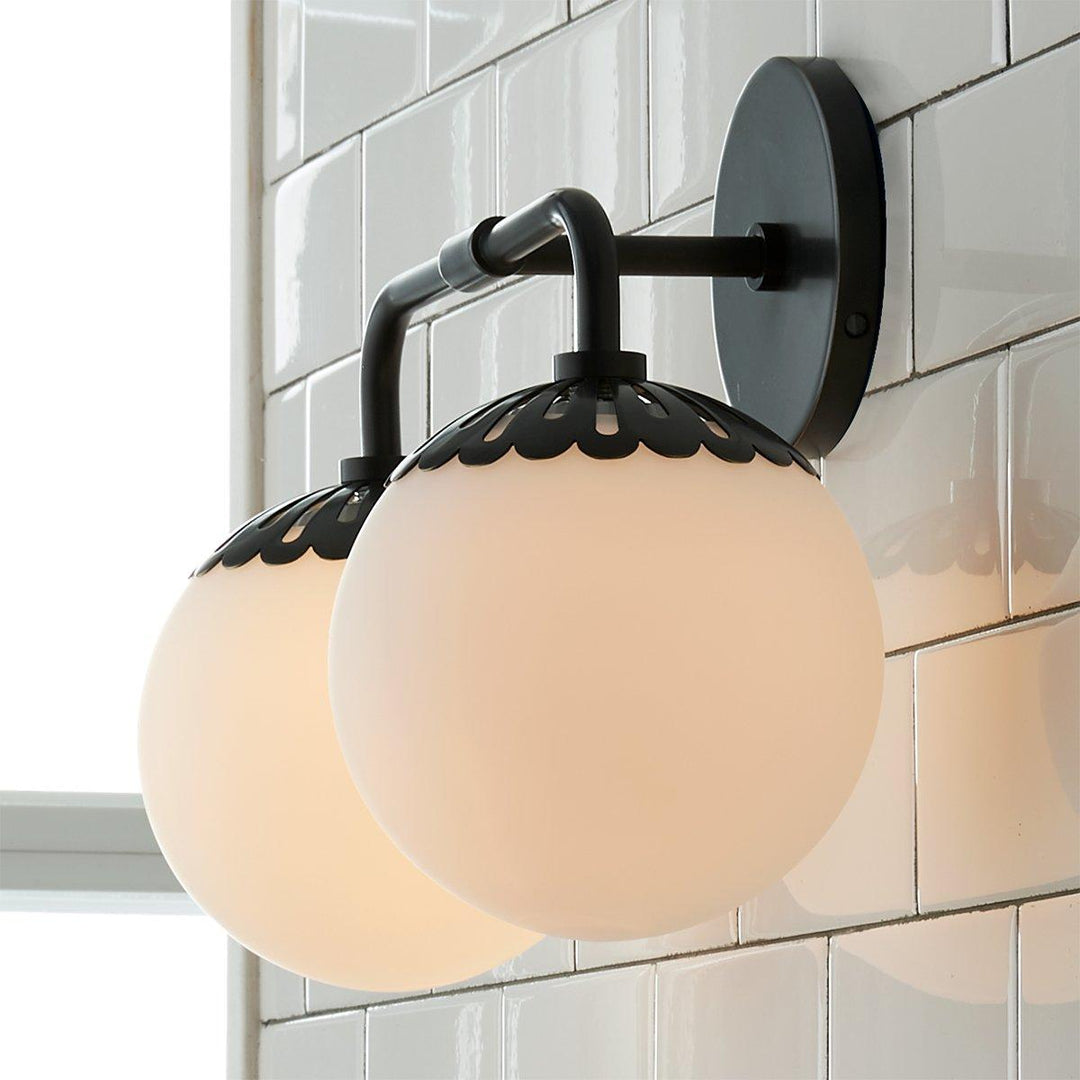 Aegis Applique Murale Globe Laiton Verre Minimaliste Moderne - Neutralighting