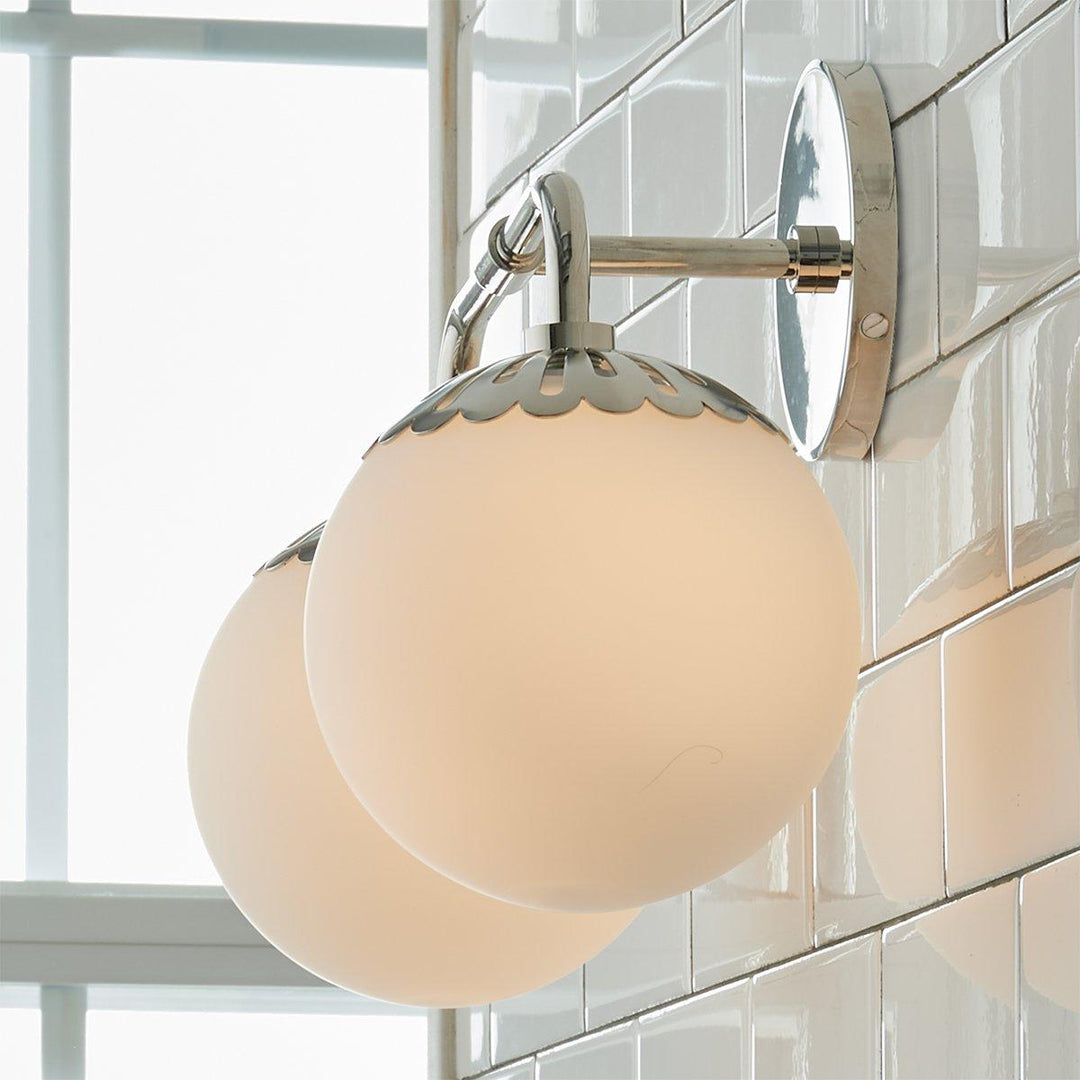 Aegis Applique Murale Globe Laiton Verre Minimaliste Moderne - Neutralighting