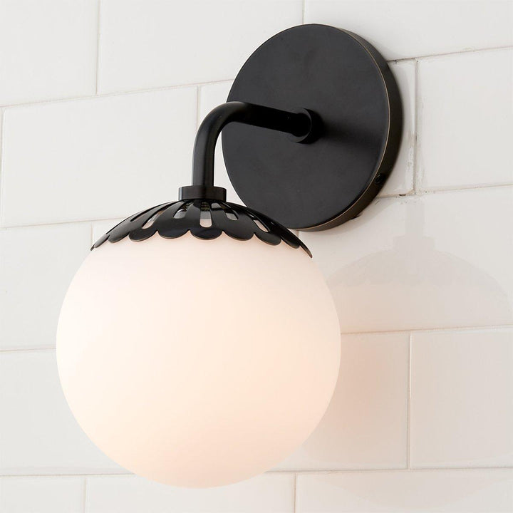 Aegis Applique Murale Globe Laiton Verre Minimaliste Moderne - Neutralighting