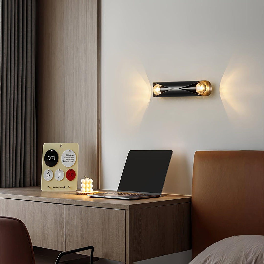 Avynila Applique Murale Diamants Laiton Moderne - Neutralighting