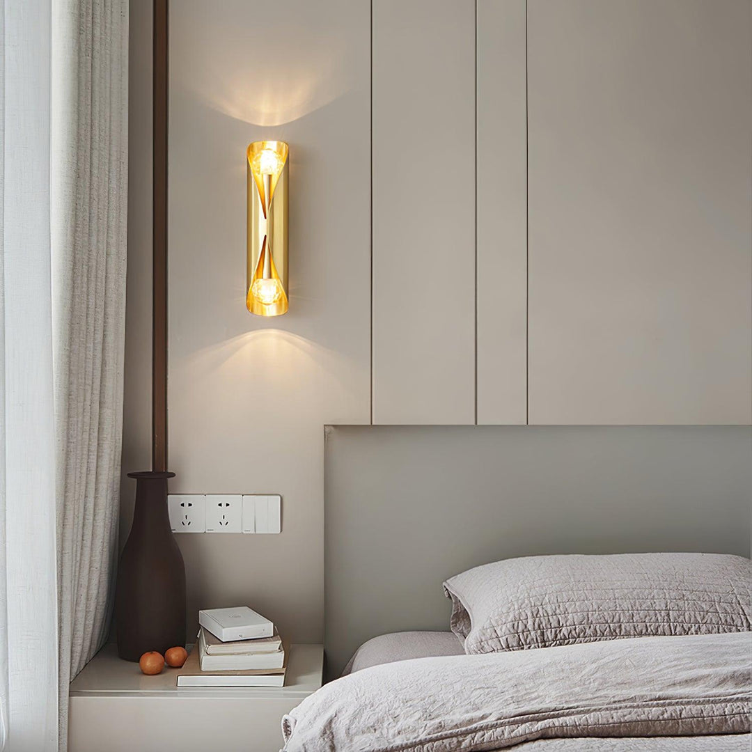 Avynila Applique Murale Diamants Laiton Moderne - Neutralighting