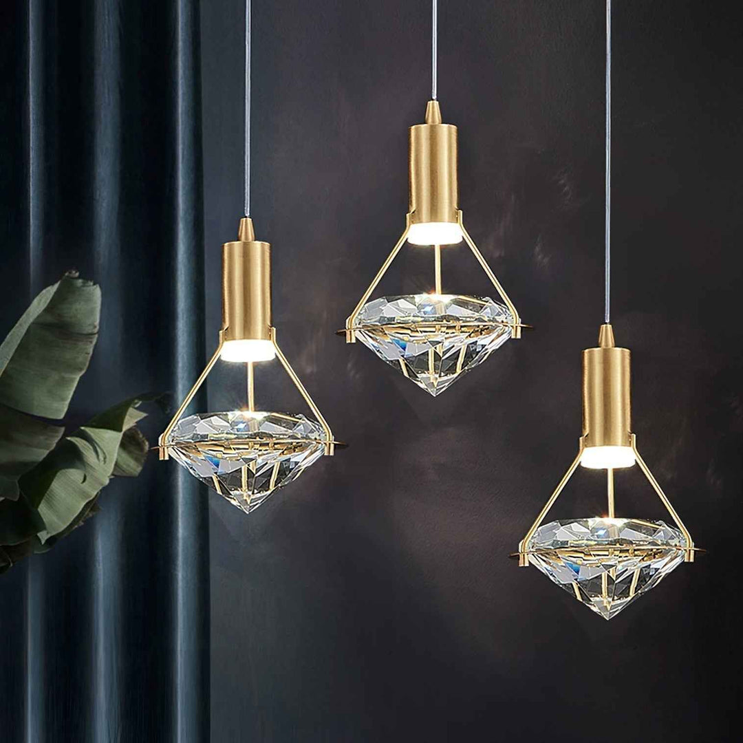 Lampe anire en Laiton – Design Contemporain