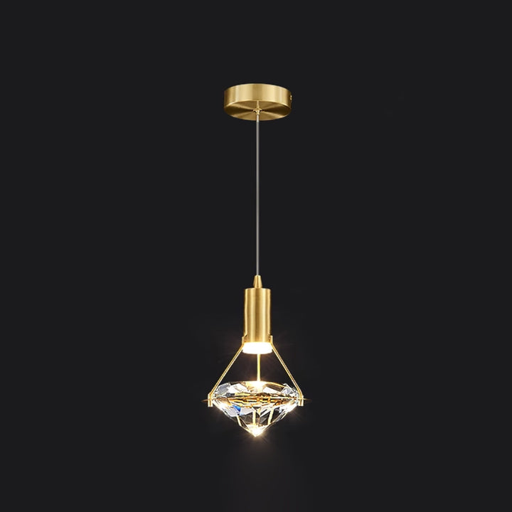 Elysianire Suspension Laiton Cristal Élégante - Neutralighting