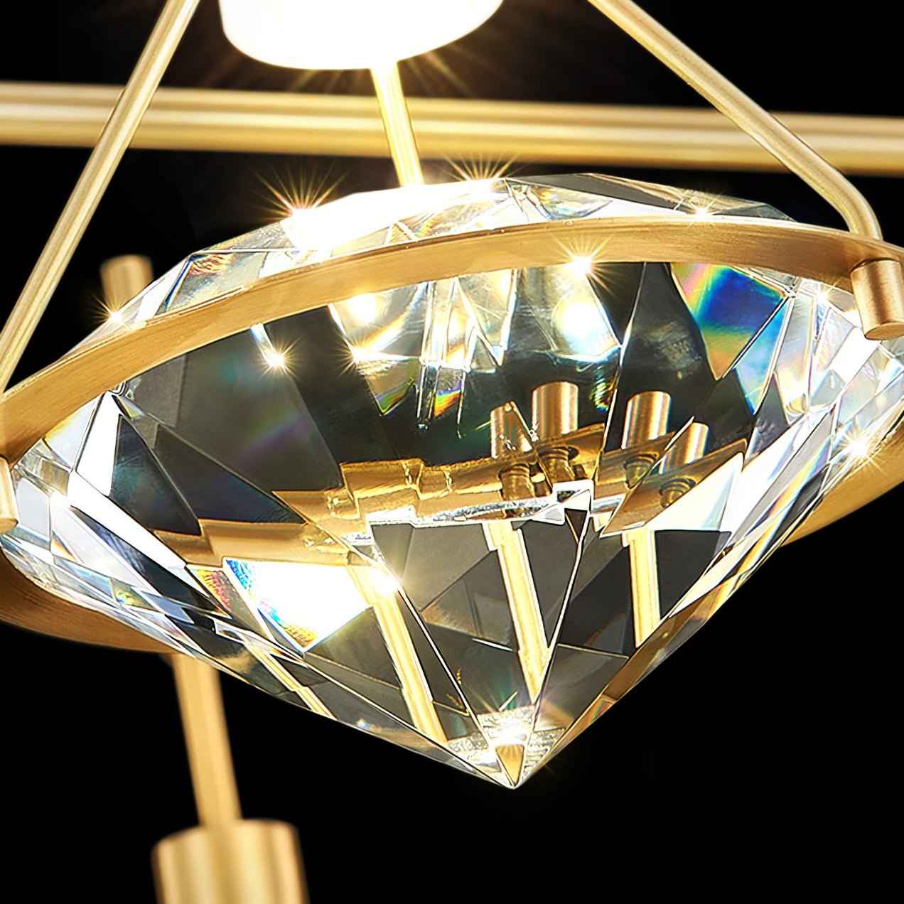 Lampe anire en Laiton – Design Contemporain