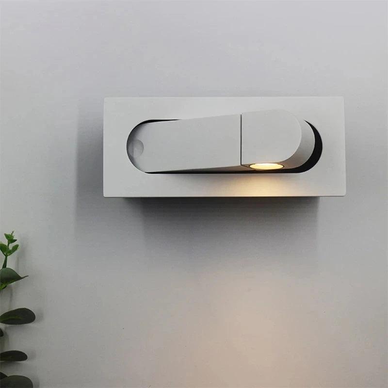 Duvin Applique Murale LED Noire Réglable - Neutralighting