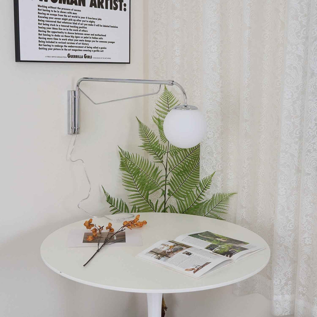 Orbit Métal 18cm Blanc LED 40W