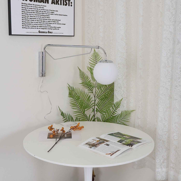 Orbit Métal 18cm Blanc LED 40W